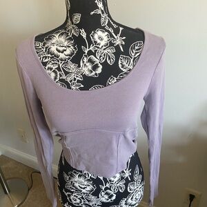 PacSun Lavender Long Sleeve Top